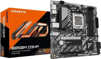 Produktbild von Mainboard GIGABYTE B850M D3HP, AMD AM5, DDR5 bis 8200MHz (OC), PCIe 5.0, M.2, USB 3.2 Gen 2