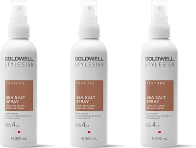 Produktbild von Stylesign Texture Meersalz-Spray 3x200 ml