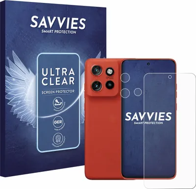 Produktbild von 18x Für Motorola Moto 60 Neo (Display+Kamera) Schutzfolie Savvies Displayschutz Display Schutz Folie Klar Transparent