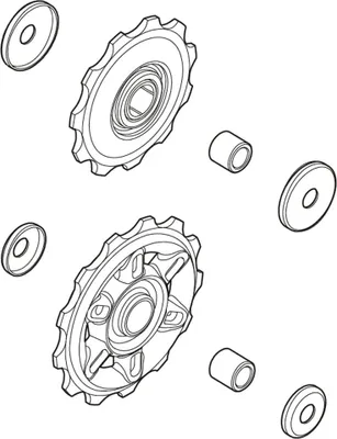 Image de Shimano Y51L98010 Schaltrollen