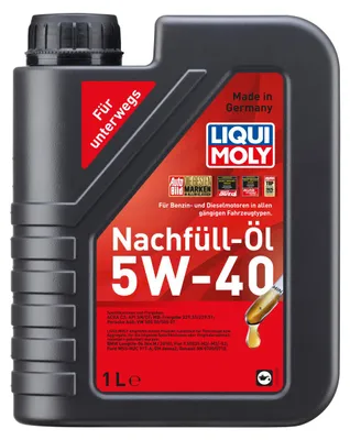 Produktbild von Liqui Moly Motoröl 5W-40 Nachfüll-Öl 1 L