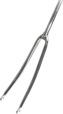 Obrázok produktu pre Cr-Mo pretekárska vidlica 1' chróm SL 240 mm 130 mm závit 26,4 mm, chróm