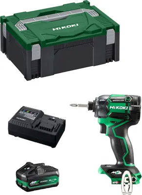 Produktbild von Schlagschrauber HIKOKI WH36DCB1X (1 x 4,0Ah/8,0 Ah + UC18YSL3 + Koffer HSC II)