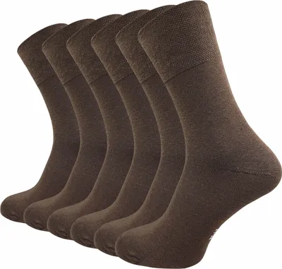 Produktbild von Gawilo  Gesundheitssocken ohne Gummibund | Extra weiter Piquet-Strick am Komfortbund | Damen (6 Paar), Beige / 35 - 38
