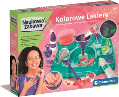 Obrázek produktu pro Barevné laky na nehty Clementoni – kreativní sada