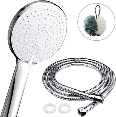 Productafbeelding van Famanu handdouche, hoge druk - roestvrij staal - wellness - spa - duurzaam
