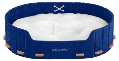 Zdjęcie produktu dla Peluvio Cospo – legowisko dla kota z poduszką, duże, stabilna podstawa