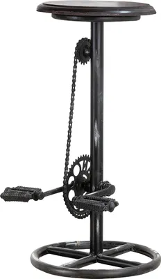 Produktbild von Gilde Hocker, "Pedal", Metall, schwarz, VE 1, L. 37 cm, B. 37 cm, H. 76 cm Höhe: 76.00 cm Breite: 37.00 cm Tiefe: 37.00cm 68004