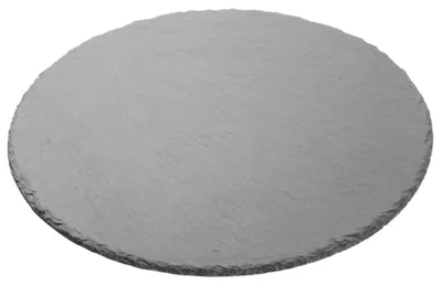 Image de Plateau en ardoise pour servir les plats rond 25cm
