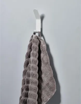 Produktbild von Zone Denmark Haken A-Hook, Wandhaken, Wandgarderobe, Wand Haken, Stahl, White, 7.5 cm, 10583
