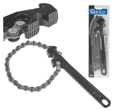 Immagine prodotto di Chiave a catena per filtro olio regolabile 9" 60-125 mm Geko