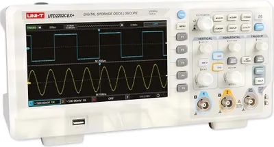 Immagine prodotto di Oscilloscopio a memoria UNI-T UTD2202CEX+, 2 canali, 200 MHz