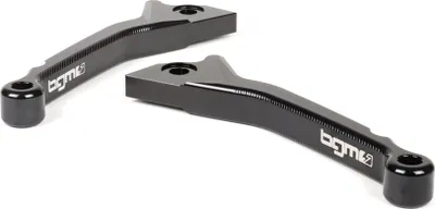 Produktbild von Bremshebel-Set BGM schwarz CNC Sport kurz 130 mm Alu für Vespa GTS 300 Super