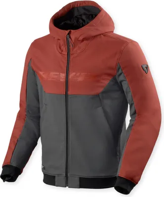 Obrázok produktu pre Revit Parabolica 2 Motorrad Zip Hoody, rot/grau, L