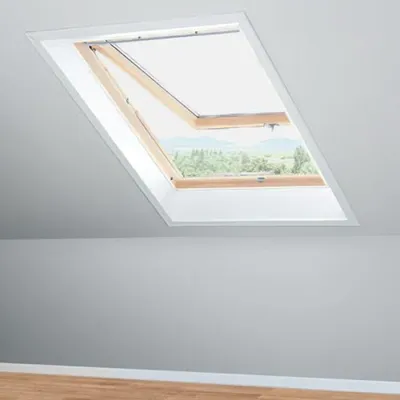 Productafbeelding van PromoHome® vliegenhor voor dakramen – Set van 4, individueel op maat te snijden met rits