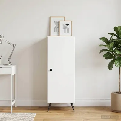 Immagine prodotto di Credenza vidaXL bianca 33 x 34,5 x 90 cm in materiale derivato dal legno