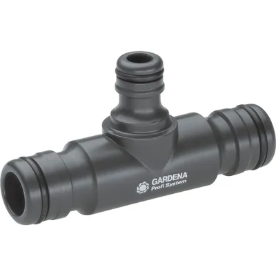 Produktbild von Gardena Profi-System-T-Stück, Schlauchkupplung, Schwarz