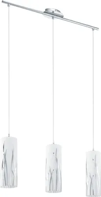Obrázek produktu pro EGLO RIVATO, 3 žárovek, E27, IP20, Chrom, Bílá