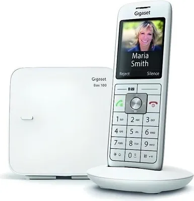 Image de Téléphone Fixe GIGASET CL 660 Blanc, Écran Couleur, Répertoire 400 Contacts, Mains Libres