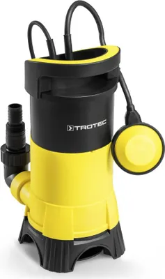 Produktbild von TROTEC Schmutzwasser-Tauchpumpe TWP 7025 E, 750 Watt Leistung, bis zu 13.000 Liter Wasser (max. 9 m Tiefe) , Fremdkörper bis 25 mm, Automatisches Ein- und Ausschalten