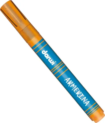 Obrázek produktu pro ARMERINA fixy na porcelán bez vypalování - Oranžová 6 ml