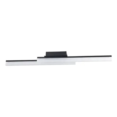 Image de Eglo 900844 PALMITAL LED Applique/plafonnier 2x11W 880x100mm Noir satiné Blanc chaud IP44