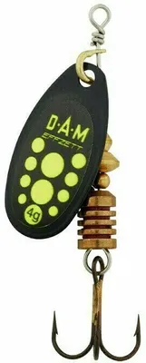 Immagine prodotto di DAM Effzett Standard Spinner Nero Giallo 3 g Třpytka