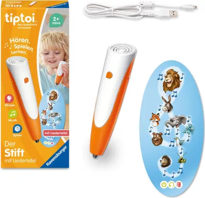 Produktbild von Ravensburger tiptoi Stift mit Liedertafel 00233 - Das spielerische Lernsystem, L