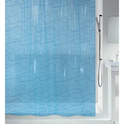 Produktbild von Spirella 7610583041098, Abbildung, Ring, Polyethylen-Vinylacetat (PEVA), Blau, 40 °C, 1800 mm
