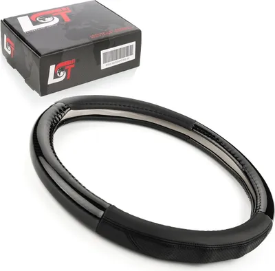 Produktbild von Lenkradbezug Ø 38x9 cm Schwarz Carbonopkit für FIAT für SUBARU für TOYOTA
