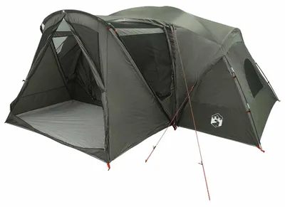 Image de Tente de cabine vidaXL avec protection contre la pluie, imperméable, pour 10 personnes