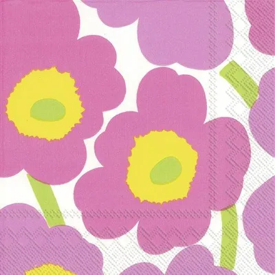 Produktbild von Servietten 33x33 cm - UNIKKO light pink