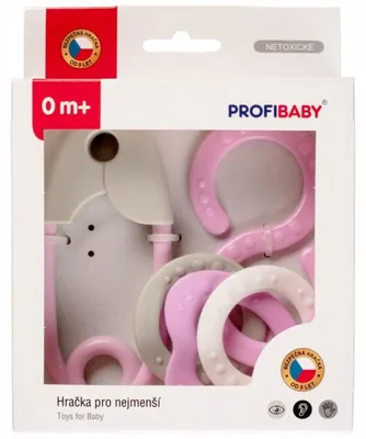 Obrázek produktu pro Chrastítko 2ks plast v krabičce 13x16cm 0m+