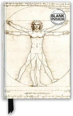 Imagen del producto de Leonardo Da Vinci: Vitruvian Man (Foiled Blank Journal)