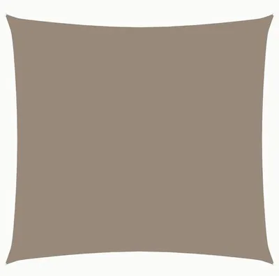 Image de Toile d'ombrage carrée - Parasol 2 x 2 m - Toile Oxford imperméable - Résistante aux UV - Taupe