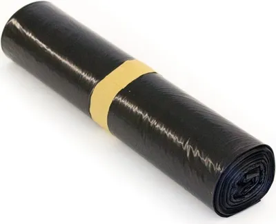 Produktbild von 1000 Stück Müllbeutel120 Liter - Abfallsäcken Schwarz - LDPE-Folie Muellsaecke