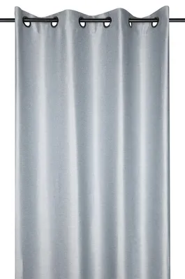 Obrázek produktu pro STOF | Záclona - 140x260 - Světle šedá - Elegantní neprůhledná - Praktické uchycení na očka