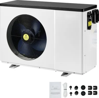 Produktbild von Elektrische Pool-Wärmepumpe 1,48-7,11 kW - Energieeffiziente Variable Frequenz - Wärmepumpe für Schwimmbad