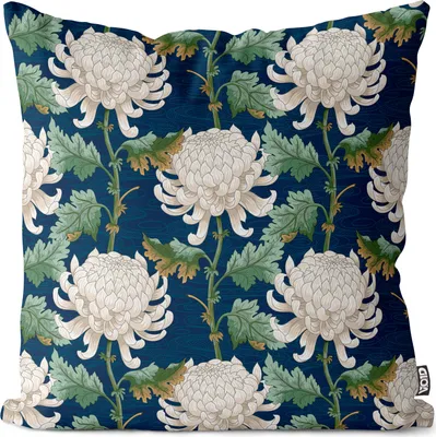 Produktbild von VOID Chrysanthemen Blumen Kissenbezug Kissenhülle Sofakissen Kissen Deko Outdoor-Kissen Dekokissen