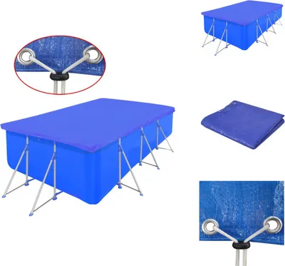 Produktbild von vidaXL Poolabdeckung PE Rechteckig 90 g/qm 394x207 cm -  Poolabdeckungen & -unterlagen