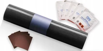 Produktbild von Reparaturset zum Flicken von Planen, 220x32 cm, SCHWARZ