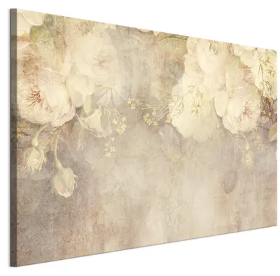 Produktbild von LUMASOUL Wandbilder Wohnzimmer Leinwandbild Blumen 27 90x60 cm1-teiliges Bild für Schlafzimmer Flur Büro und Küche modernes Foto-Motiv