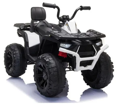 Imagen del producto de Quadriciclo eléctrico para niños, modelo JC333, color blanco