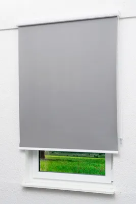 Produktbild von Lysel - Qualitätskassettenrollo abdunkelnd steingrau, (B x H) 90cm x 175cm in grau/steingrau