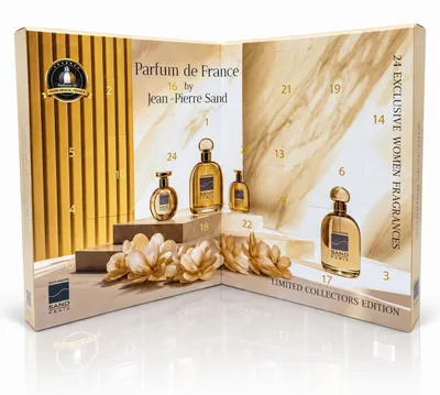Zdjęcie produktu dla Parfum de France 24 częściowy Kalendarz Adwentowy Perfumy Beauty Prezent Święta Kalendarz Książka Women 2026