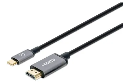 Image de MANHATTAN 4K@60Hz USB-C auf HDMI-Kabel Stecker/Stecker 1m