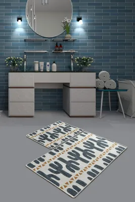 Produktbild von Mijolnir, Happy- CHL2456, Bunt, Badematten, 700 gr/m², 100% Samtstoff