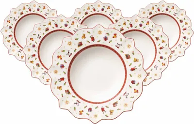 Produktbild von Villeroy & Boch Toy's Delight Suppenteller ø 26,4 cm weiß 6er Set