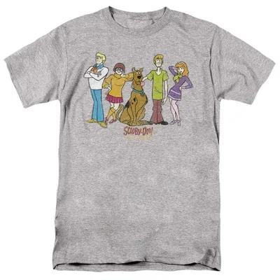 Obrázek produktu pro Tričko Scooby Doo – uni, pánské/dámské, model TV39421 (velikost 4XL), barva: sportovní heather