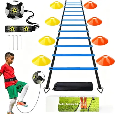 Produktbild von Koordinationsleiter 6 m, 19-teilig, für Fußballtraining